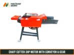 Chaff Cutter With Motor & Conveyor Belt & Gear - Image 3